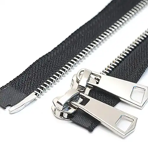 Byahoga 70 cm #5 Metall Reißverschluss 2 Wege teilbar für Jacken und Mäntel