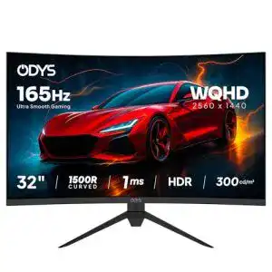 32 Zoll Odys XP32 WQHD Curved Monitor (80 cm, 165Hz, 1ms)