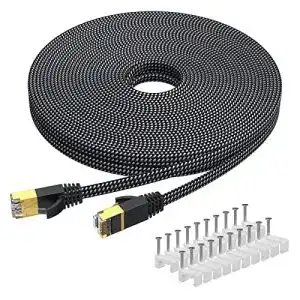 LAN-Kabel 20m KINBETA CAT 7 Ethernet Kabel für Hochgeschwindigkeit