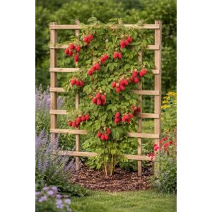 Himbeerstrauch Rubus idaeus ‘Malling Promise’ ertragreiche Gartenpflanze
