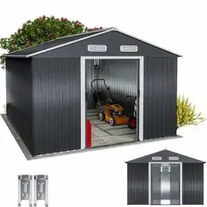 Gerätehaus aus Metall von Deuba GARDEBRUK XXXL Modell