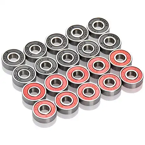 ABEC-9 Kugellager TIMESETL 20er Set für Skateboards 608RS