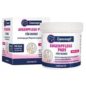 Augenpflege für Hunde: Canosept Augenpflege-Pads 100 Stück