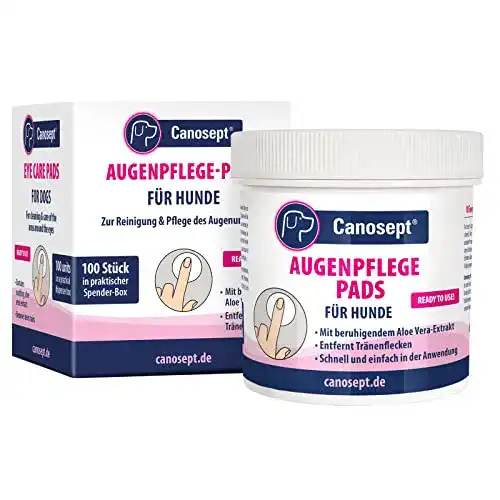 Augenpflege für Hunde: Canosept Augenpflege-Pads 100 Stück