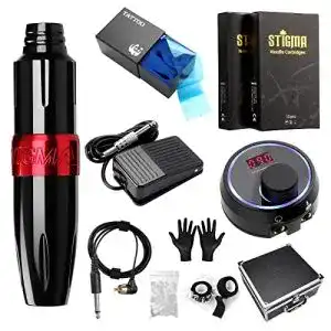 Tattoo Maschine Stigma Set mit 20 Tattoo Cartridges