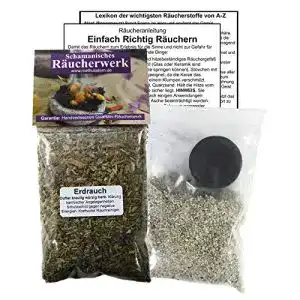 Erdrauch Naturheilmittel Räucherset mit Zubehör von Methusalem GmbH