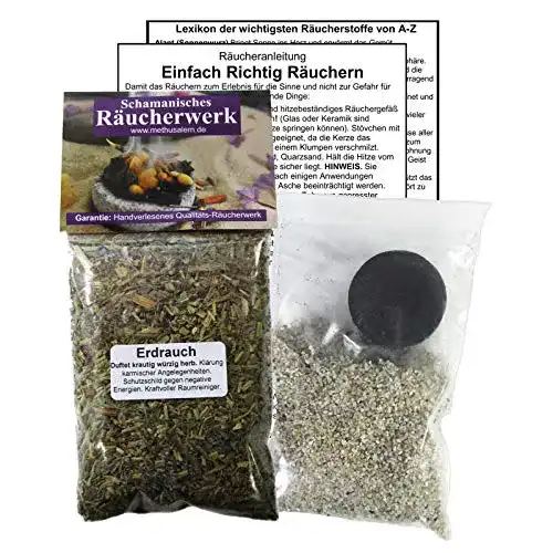 Erdrauch Naturheilmittel Räucherset mit Zubehör von Methusalem GmbH