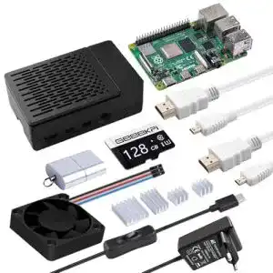 GeeekPi Raspberry Pi 4 8GB Starter Kit mit 128GB SD-Karte