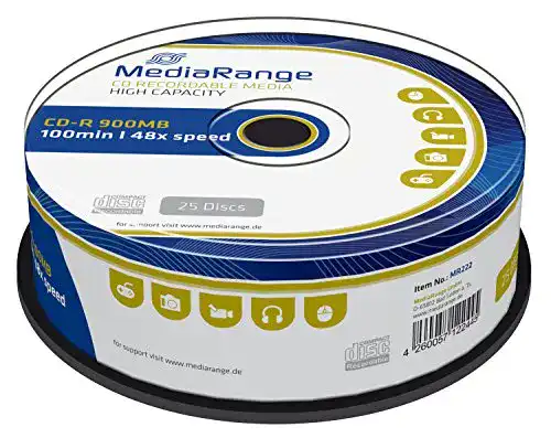CD-R MediaRange 900MB 100 Minuten 48x Schreibgeschwindigkeit