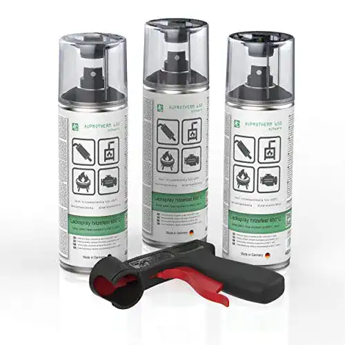 Ofenlack Auprotect Lackspray Aupotherm 650 schwarz