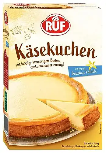 Käsekuchen Backmischung von RUF für cremigen Cheesecake