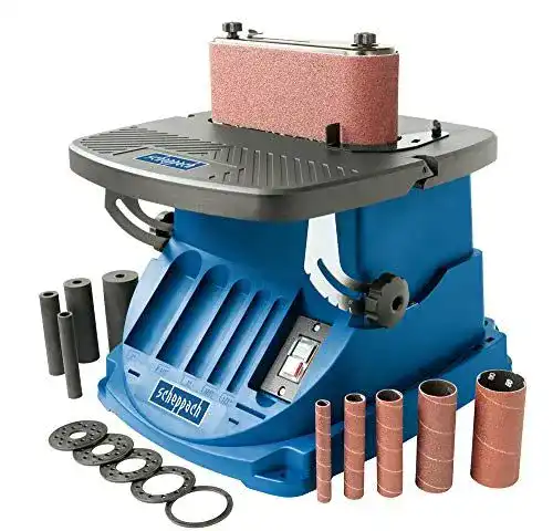 Spindelschleifer Scheppach OSM600 mit 450 Watt und 45° Neigung
