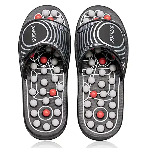 Massage-Schuhe Byriver für Fußmassage und Akupressur