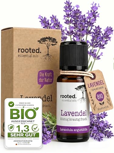 Lavendelöl Rooted BIO 10ml – 100% naturrein ätherisches Öl