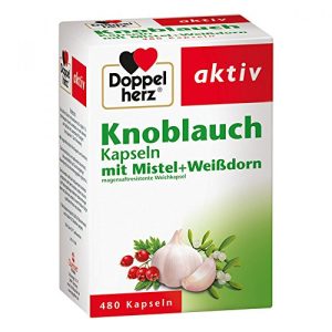 Knoblauch-Mistel-Weißdorn-Kapseln von Doppelherz zur Arterienpflege