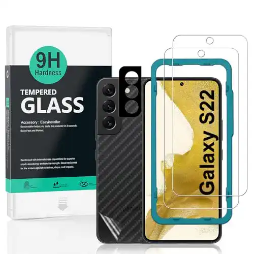 Ibywind Panzerglas für Samsung Galaxy S22 Schutzfolie mit Installation Kit