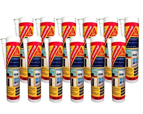 Maleracryl Sika 12 Stück Sikacryl Universal 300ml weiß Acryldichtstoff