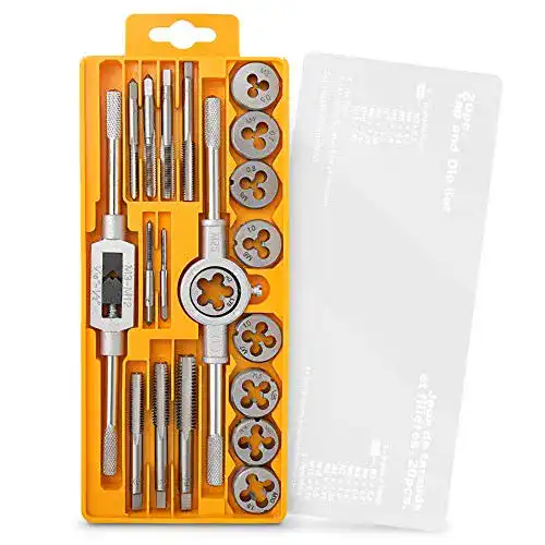 Gewindeschneider-Set Hi-Spec 20-teilig für Metrische Gewinde M3-M12