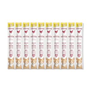 Katzensticks Gimcat Geflügel – Kaustangen mit hohem Fleischanteil
