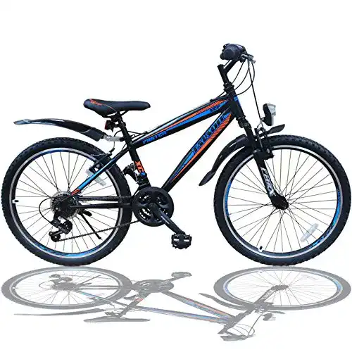 Talson 26 Zoll Mountainbike mit Gabel-Federung und 21-Gang-Schaltung