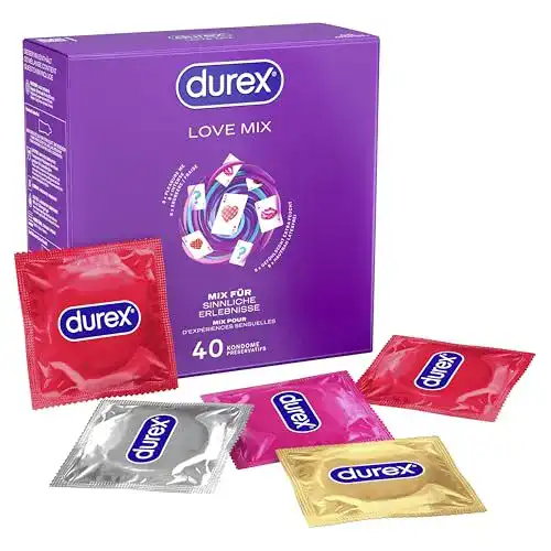 Durex Love Mix Kondome – Mischpackung mit verschiedenen Sorten