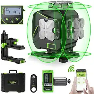 Huepar 16 Linien selbstnivellierender Laser Level 4×360°