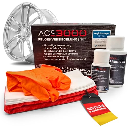 Felgenversiegelung ACS 3000 Set für langanhaltenden Schutz