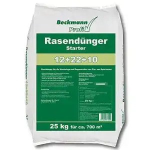 Beckmann Profi Rasendünger Starter für Neuanlagen und Regeneration