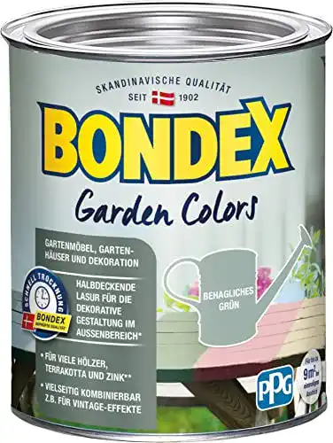 Bondex Garden Colors Holzfarbe – Behagliches Grün für Außenbereiche