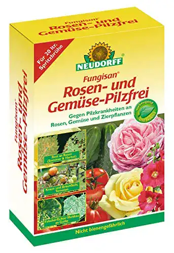 Mittel gegen Mehltau von Neudorff für Rosen und Gemüse