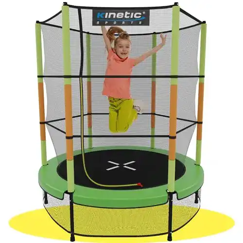 Kinetic Sports Kindertrampolin Jumper 140 cm für drinnen