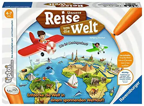 Tiptoi Ravensburger 00070 Unsere Reise um die Welt – Lernspiel