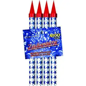 Eisfontäne Nico Europe Zaubersterne 120 Sekunden 4 Stück