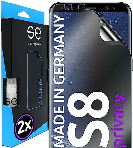 Samsung Galaxy S8 Schutzfolie 2x se 3D für Displayschutz