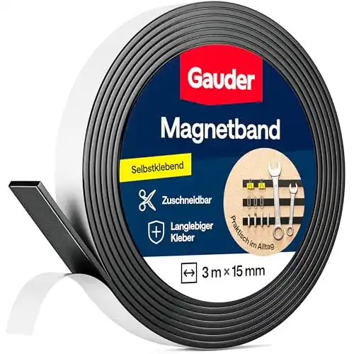 Selbstklebendes Magnetband von Gauder für verschiedene Anwendungen