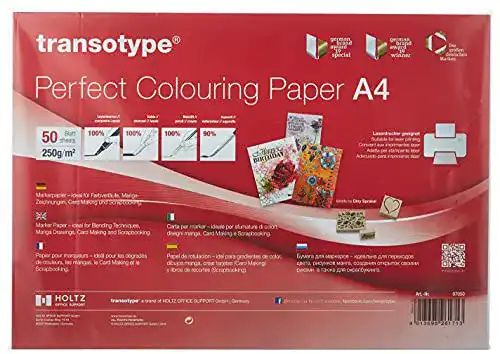 Marker-Papier Copic Transotype Perfect Colouring Paper im DIN A4 Format