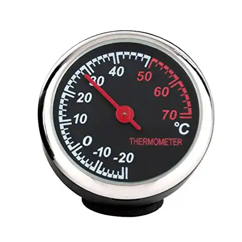 Auto-Thermometer von Winomo aus Stahl mit analogem Zeiger