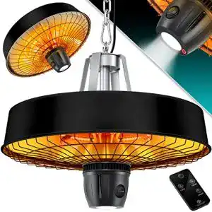 Kesser Deckenheizstrahler Infrarot 2500W mit Fernbedienung