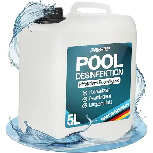 Flotex Poolreiniger 5L für Desinfektion und Algenentfernung