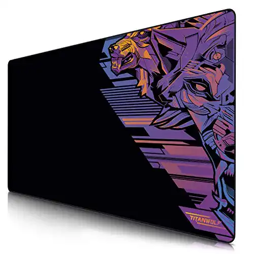 XXL-Mauspad von Csl-Computer – Titanwolf Gaming Mauspad 1200x600mm