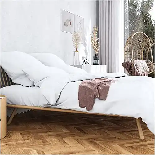 Mako-Satin Bettwäsche Wolkenfeld 135×200 aus 100% Baumwolle