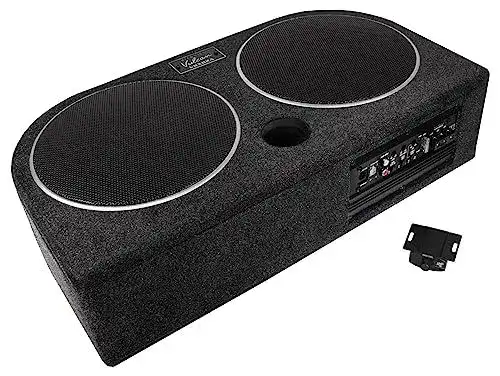 Hifonics VRX82A Subwoofer Aktiver Reserverad Subwoofer mit passiver Membran