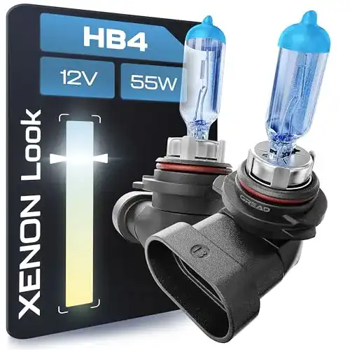 HB4 Halogenlampen von Gread im 2er Set mit Xenonoptik