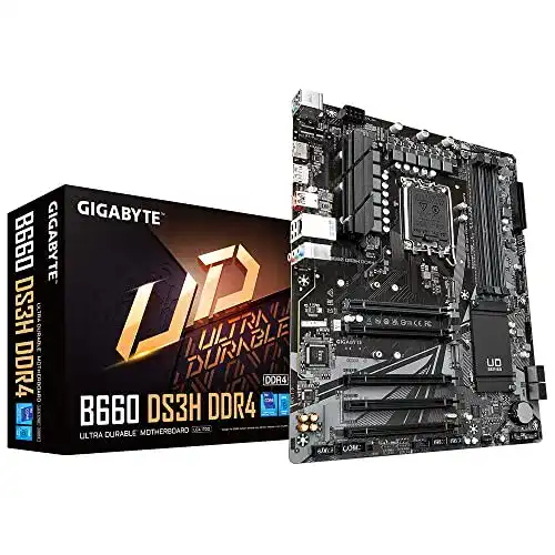 Gigabyte B660 DS3H DDR4 Mainboard ATX für Intel 12. Generation