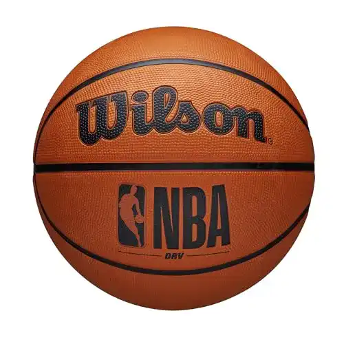 Basketball Wilson NBA DRV Outdoor Unisex Erwachsene Braun Größe 7