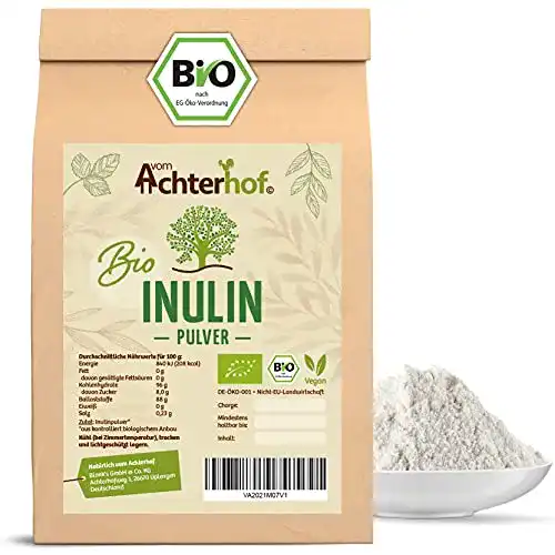 Inulin Pulver BIO 500g von vom Achterhof Ballaststoff aus blauer Agave