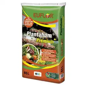 Euflor Plantahum Premium Pflanzerde 65 Liter Sack für Garten und Balkon