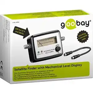 Sat-Finder Goobay 67000 Analoger Satelliten Finder mit F-Anschlusskabel