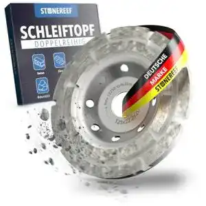 Diamant-Schleiftopf Stone Reef 125 mm für Winkelschleifer