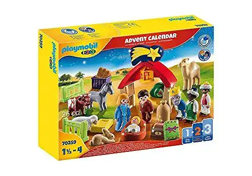Playmobil Adventskalender 2021 mit Weihnachtskrippe für Kinder